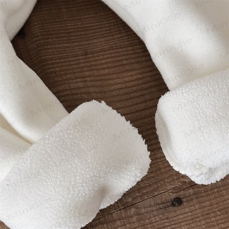 Baby Girl Fleece Lined Lace Leggings - image 7