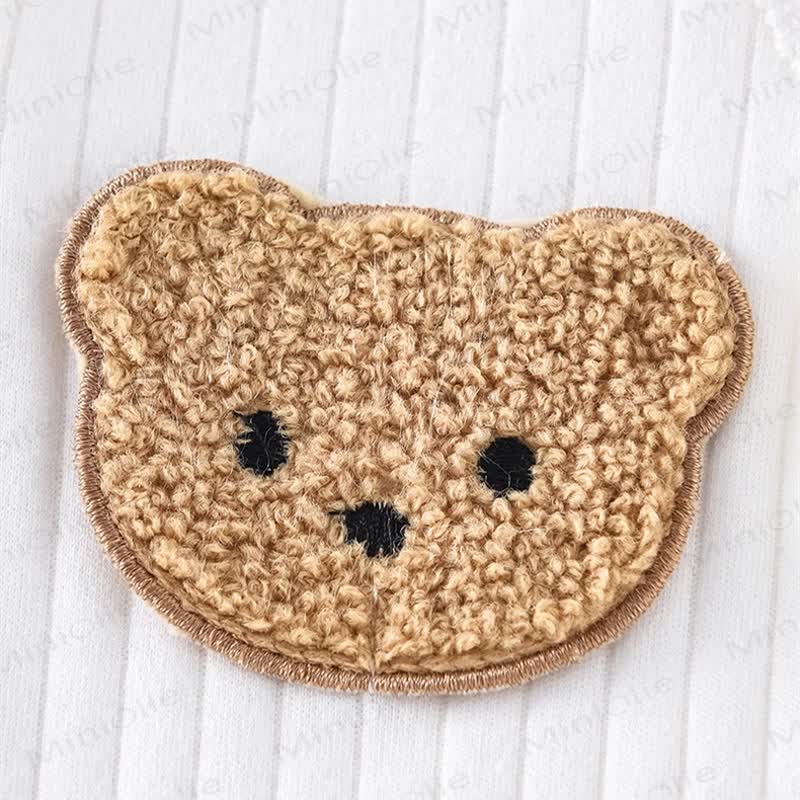  Baby Bear Patch Simple Soft Romper - image 7