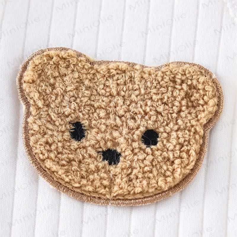  Baby Bear Patch Simple Soft Romper - image 7