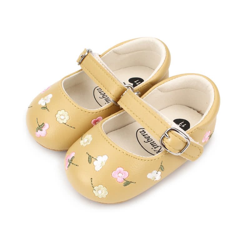 Baby Flower Embroidered Shoes - image 22