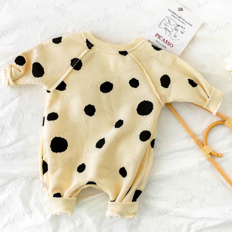 HAPPY SMILE Baby Banana Striped Romper (no inner fleece) - image 2