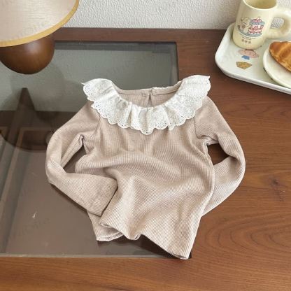 Baby Toddler Girl Cord Sleeveless Sweet Dress - Beige Top - 5-7T - image 7