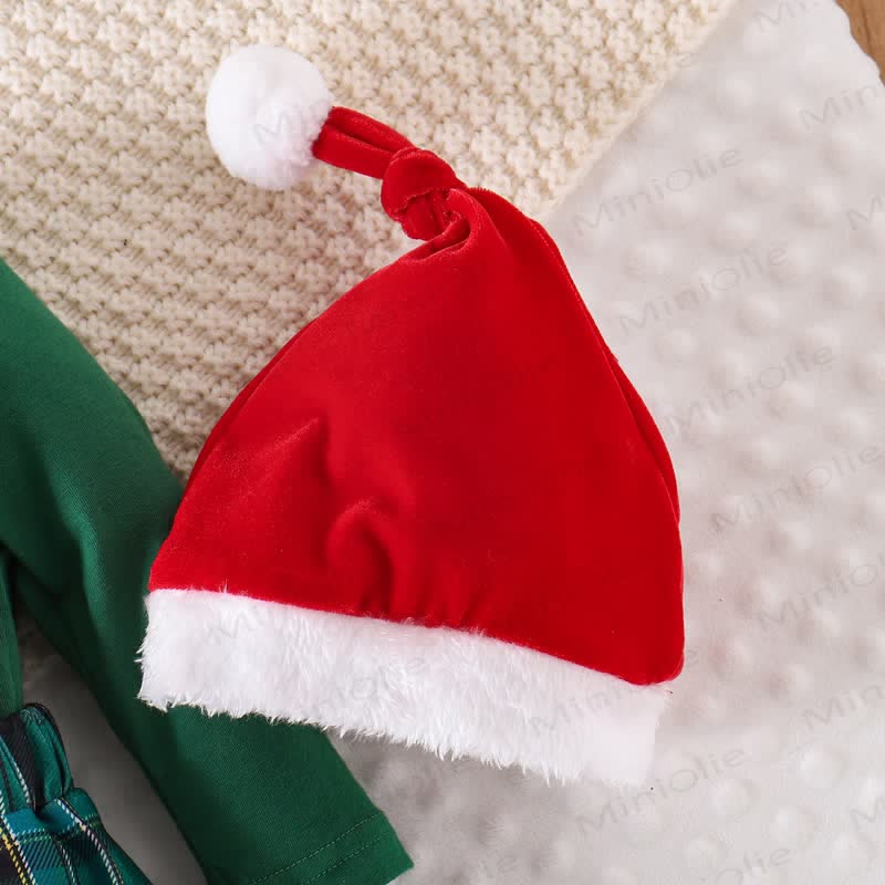 MY 1ST CHRISTMAS Baby Plaid 2-Piece Set with Hat - image 31