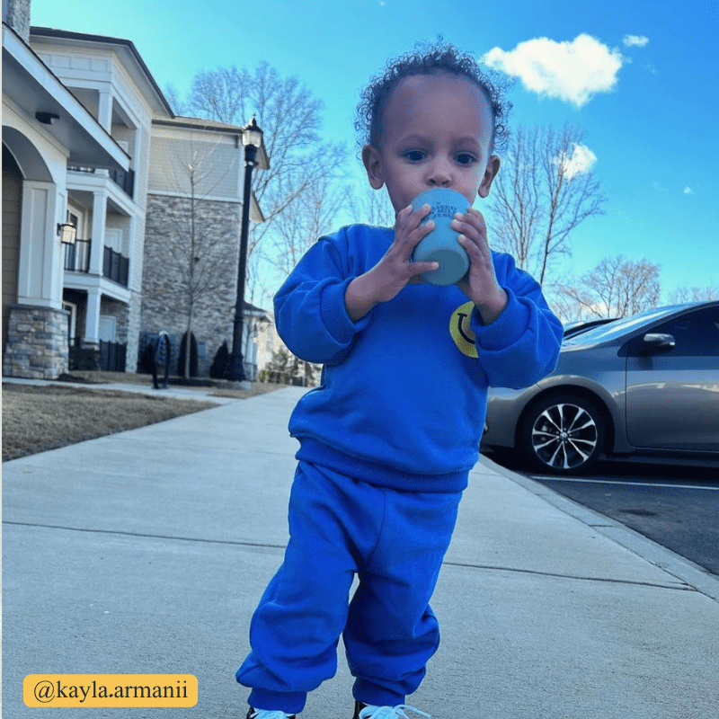 Baby Simple Smile Sweatsuit Set - image 6