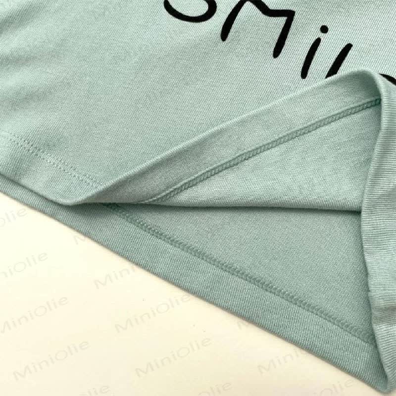Toddler Soft Modal Smiley Face T-Shirt and Lounge Pants 2-piece Set - image 9
