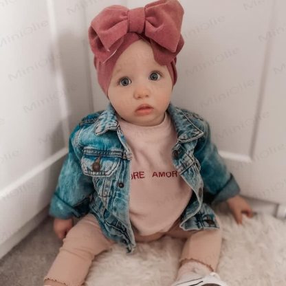 Baby Newborn Bow Solid Color Protector Hat - image 11