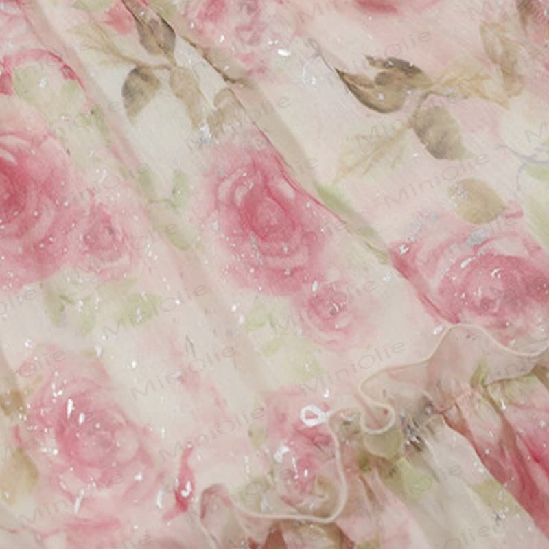 Toddler Kid Girls Cotton Floral Print Ruffle Dress - image 7