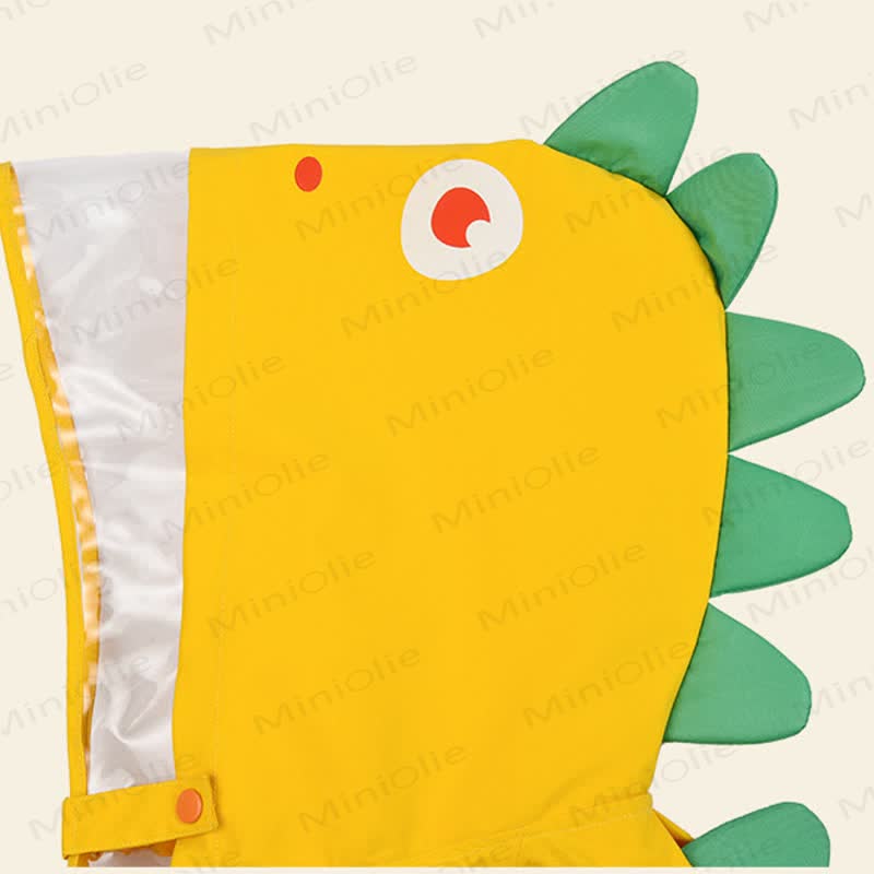 Toddler Dinosaur Hooded Cloak Raincoat - image 12 - image 13