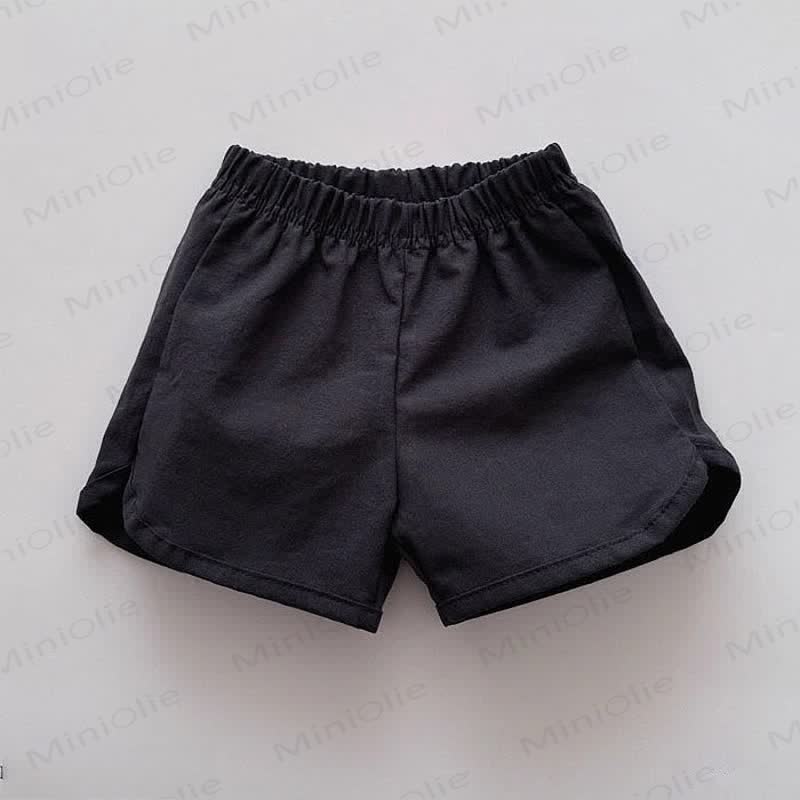 Baby Toddler Bow Plaid Linen Shorts - Black - 5-7T - image 9