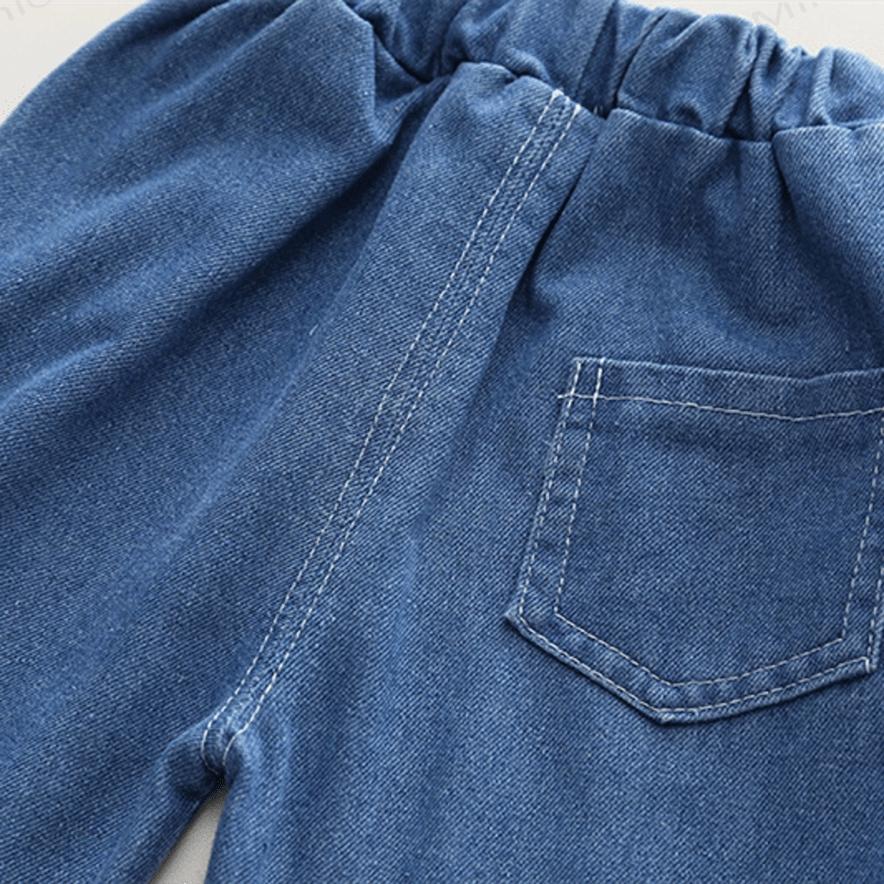 Toddler 2-Piece Zipper Denim Cool Set - image 11