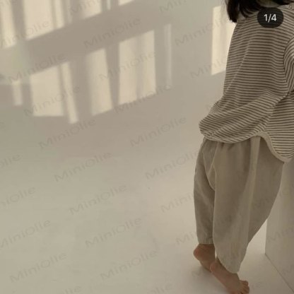 Kid Boy Striped Crew-neck Long Sleeve Top - image 9