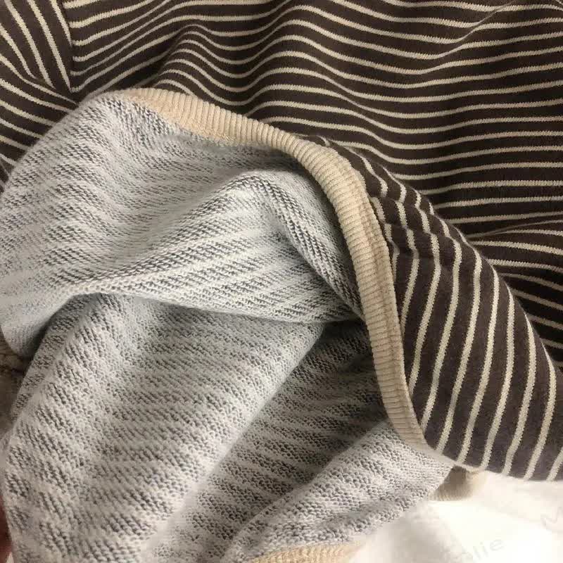 Kid Boy Striped Crew-neck Long Sleeve Top - image 8