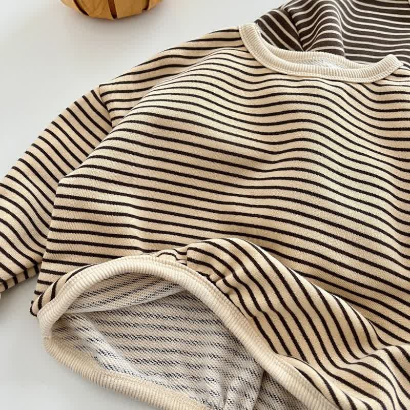 Baby Toddler Simple Striped Casual T-shirt - image 7