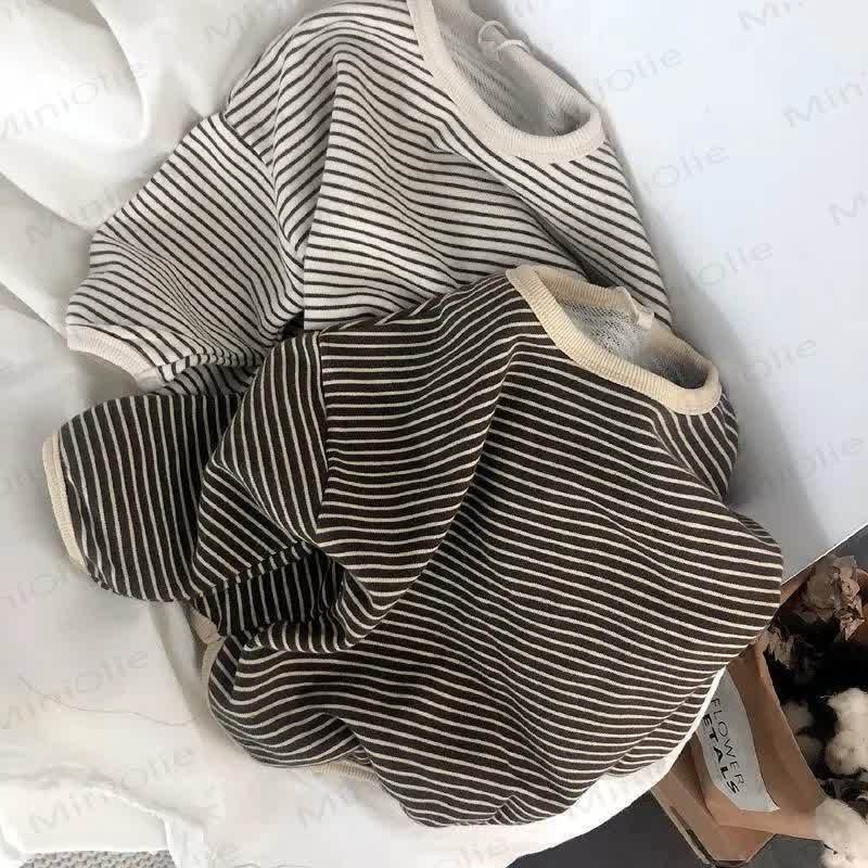 Kid Boy Striped Crew-neck Long Sleeve Top - image 1