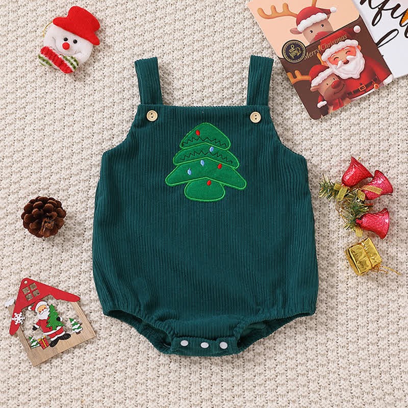 Baby Christmas Tank Bodysuit - Green - 12-18M - image 5