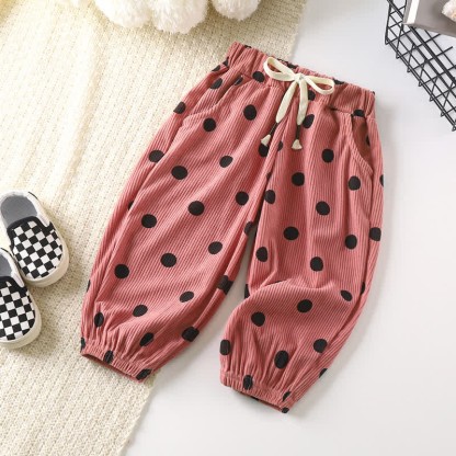 Baby Toddler Retro Corduroy Design Pants - Pink - 8Y - image 12