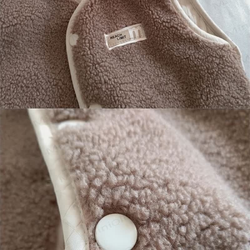 Baby Toddler Solid Color Fleece Vest Jacket - image 8