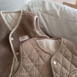 Baby Toddler Solid Color Fleece Vest Jacket - image 7