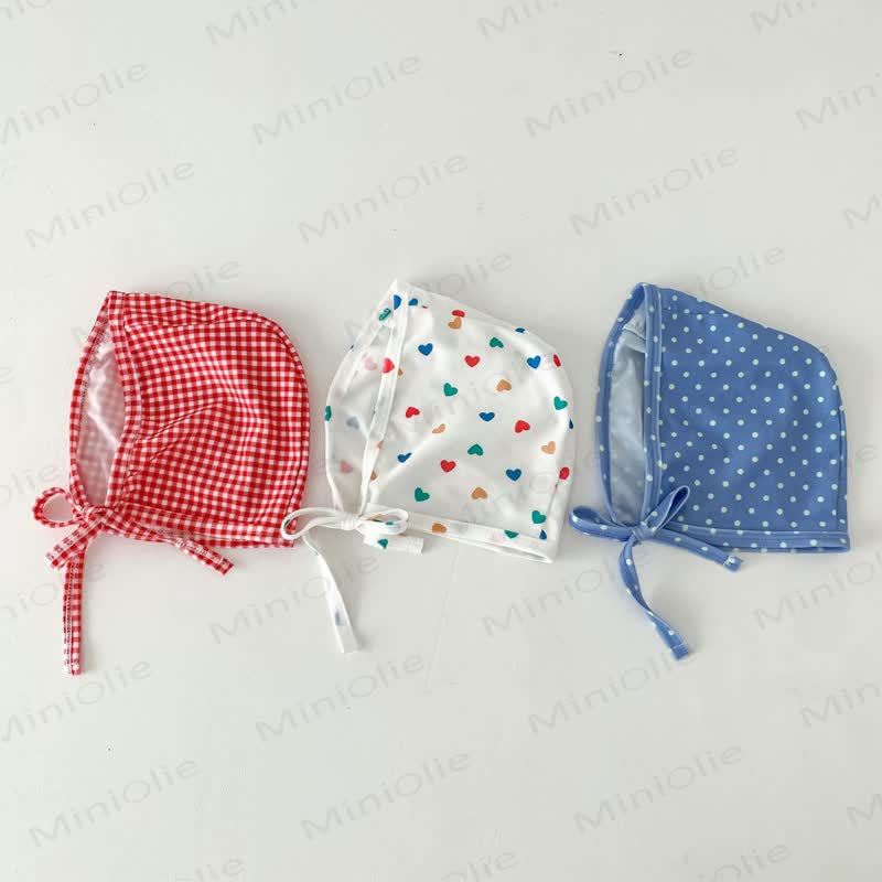 Baby Girl One-piece Swimsuit with Hat - image 5