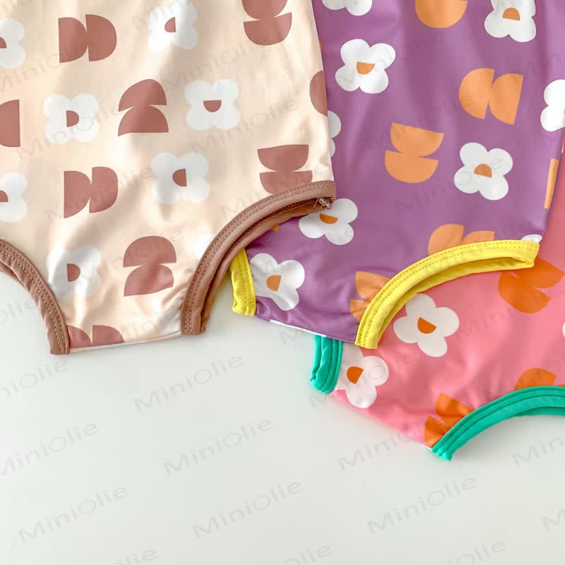 Baby Girl One-piece/2-piece Swimsuit with Hat - image 10