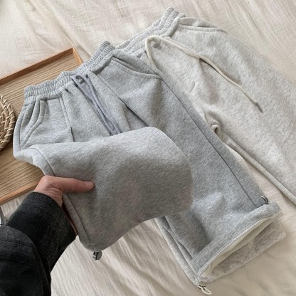 Toddler Basic Fleece Lined Straight-leg Pants  - image 2