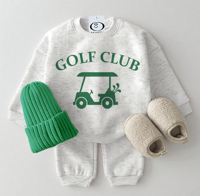 GOLF CLUB Baby 2-piece Casual Set - Light Grey - 2-3T - image 1
