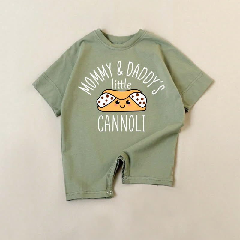 MOMMY&DADDY'S LITTLE CANNOLI Baby Green Romper - Green - 18-24M - image 1