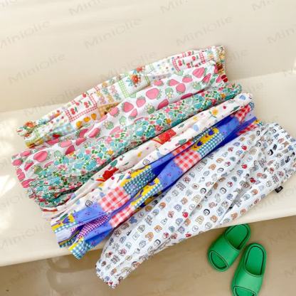 Toddler Colorful Bear Flower Strawberry Pants - image 2