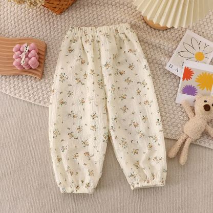 Toddler Strawberry Flower Dots Animal Pants - Flower - 12-13T - image 8