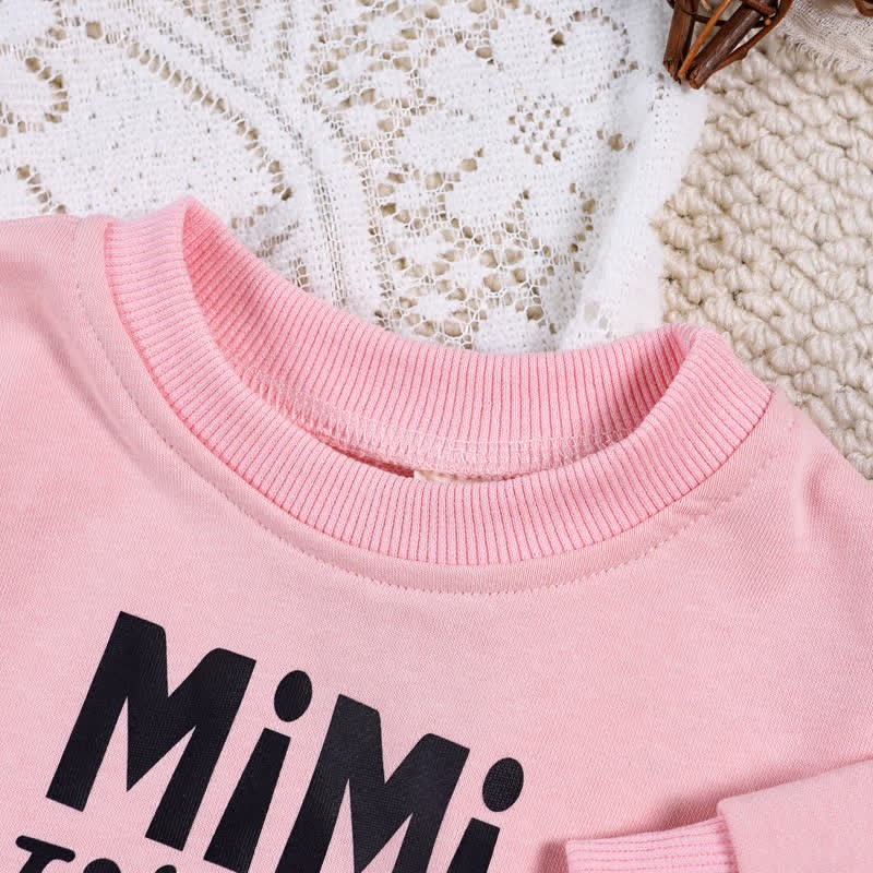 MIMI TOLD ME I COULD Baby 2-piece Pink Set - image 2