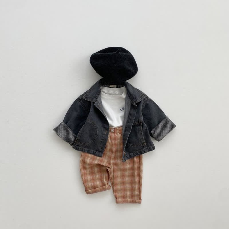 Baby British Style Plaid Pants - image 5