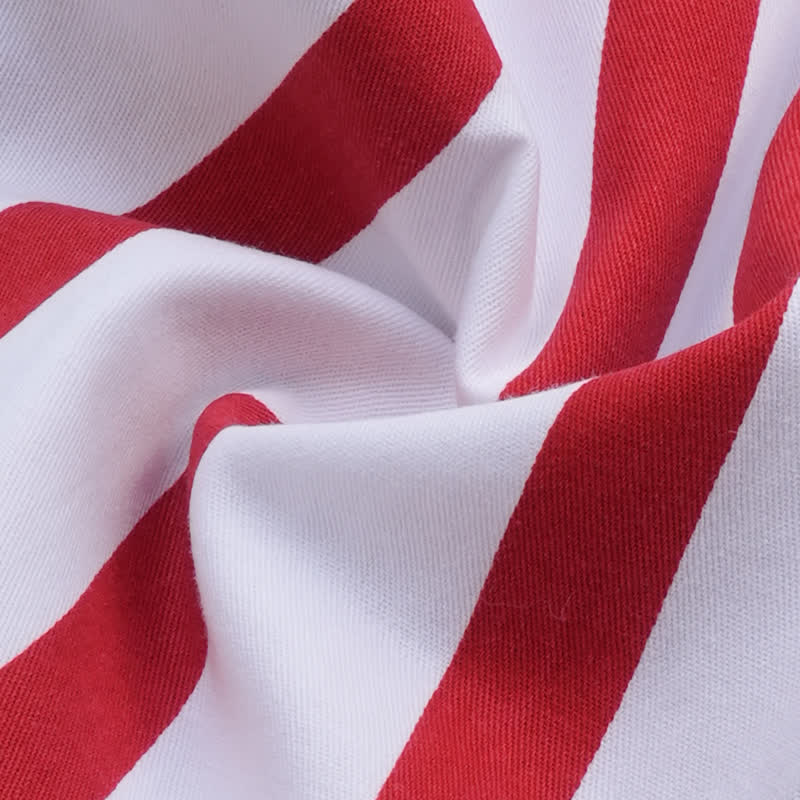 Baby Lobster Red Vertical Striped 2-piece Set - image 5