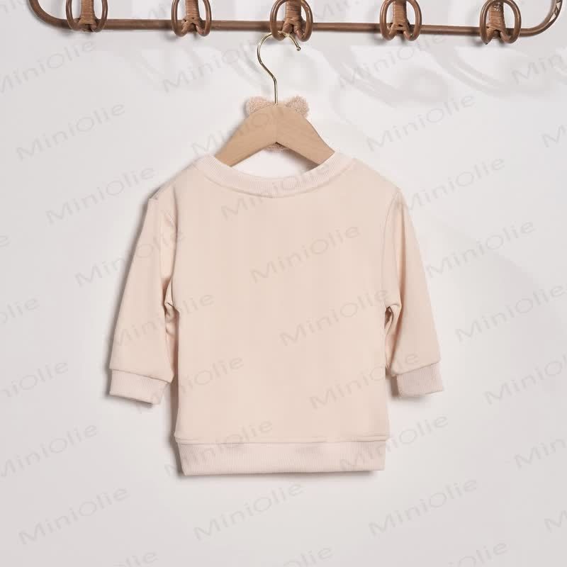 MAMA/MAMA'S BOY Mommy and Me Beige Family Sweatshirt - image 5