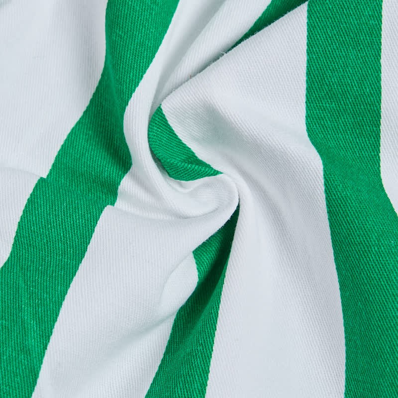 RED HOT SILLY PEPPERS Baby Green/Red Vertical Striped 2-piece Set - image 6