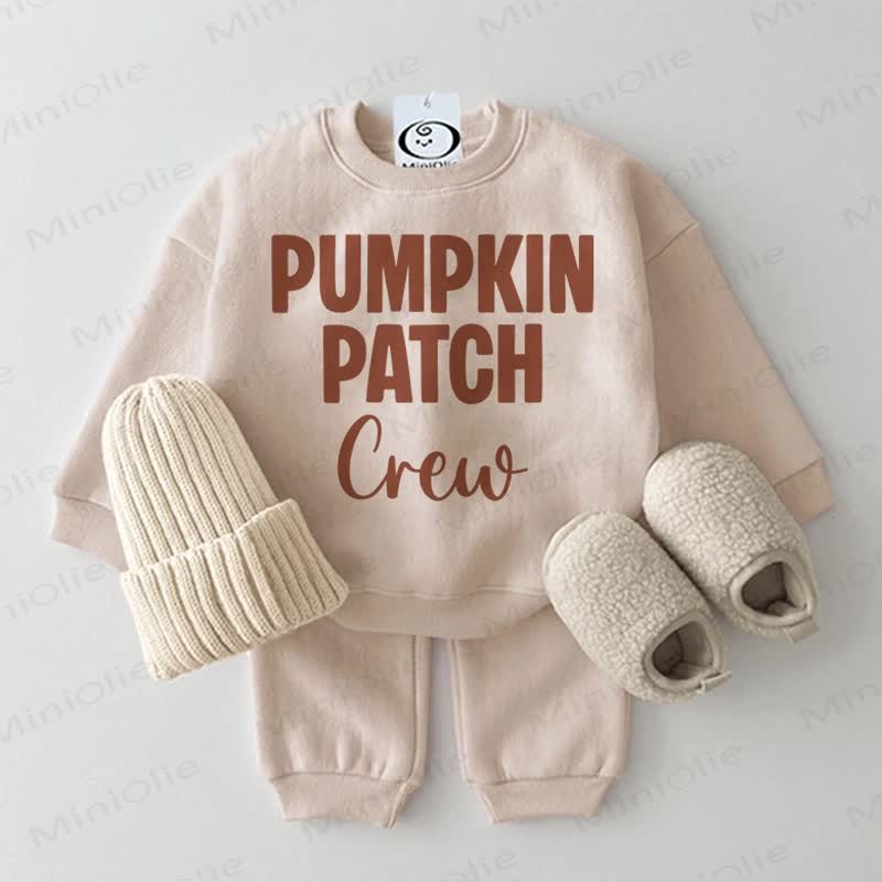 PUMPKIN PATCH CREW Baby 2-Piece Beige Set - Beige - 2-3T - image 1