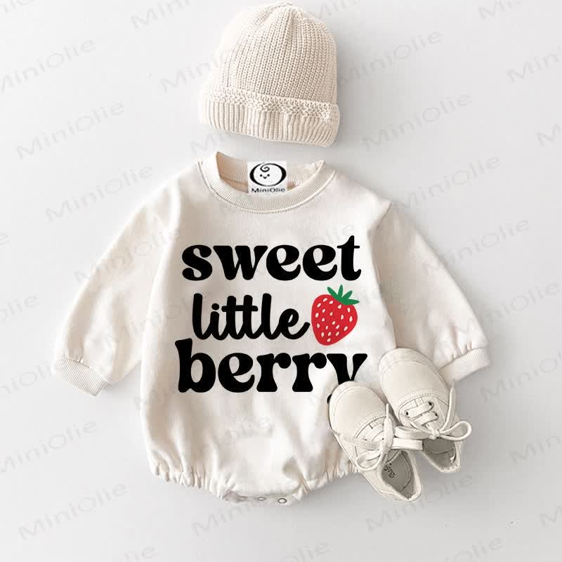 SWEET LITTLE BERRY Baby White Bodysuit - White - 18-24M - image 1