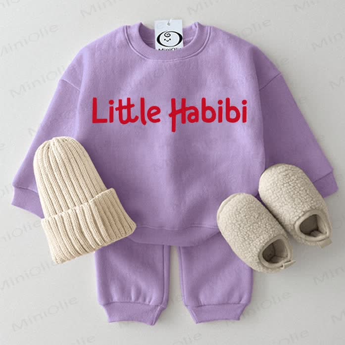 LITTLE HABIBI Baby 2-piece Purple Set - Purple - 2-3T - image 1