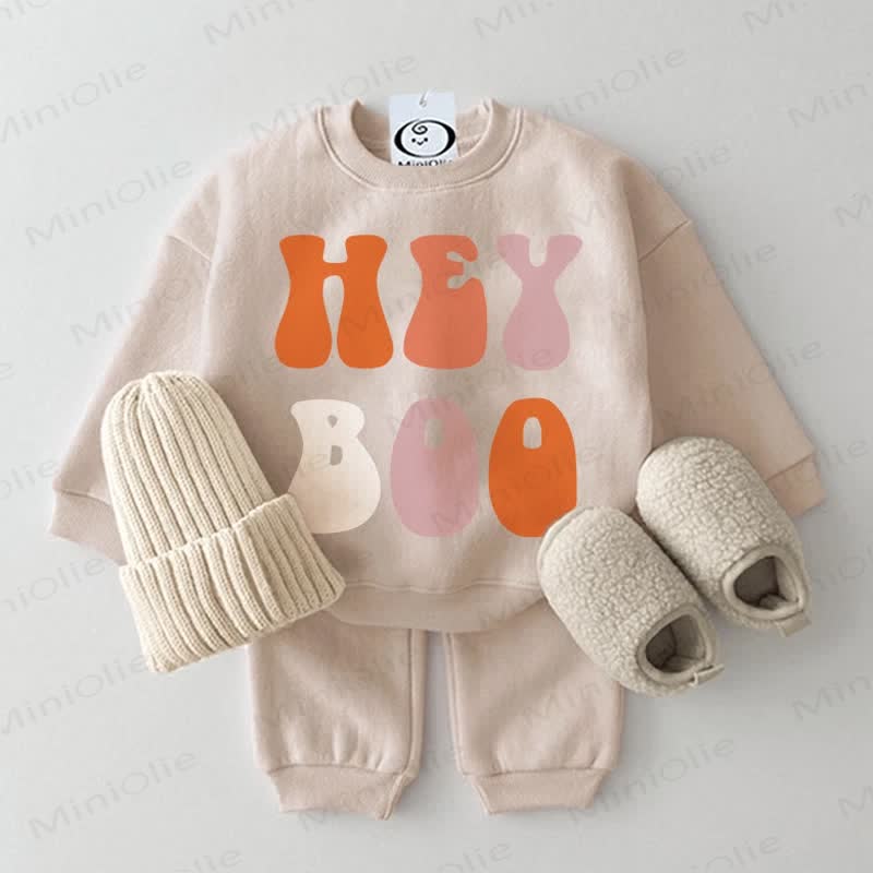 HEY BOO Baby 2-Piece Beige Set - Beige - 2-3T - image 1