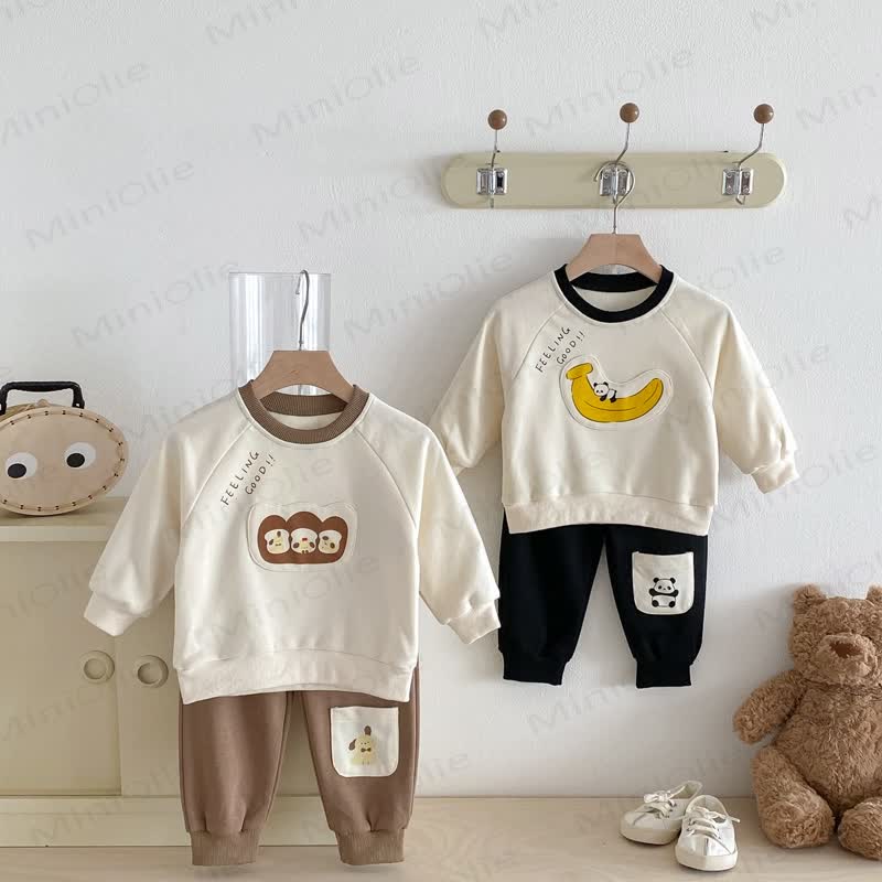 FEELING GOOD Baby 2-Piece Banana Animal Set - image 1