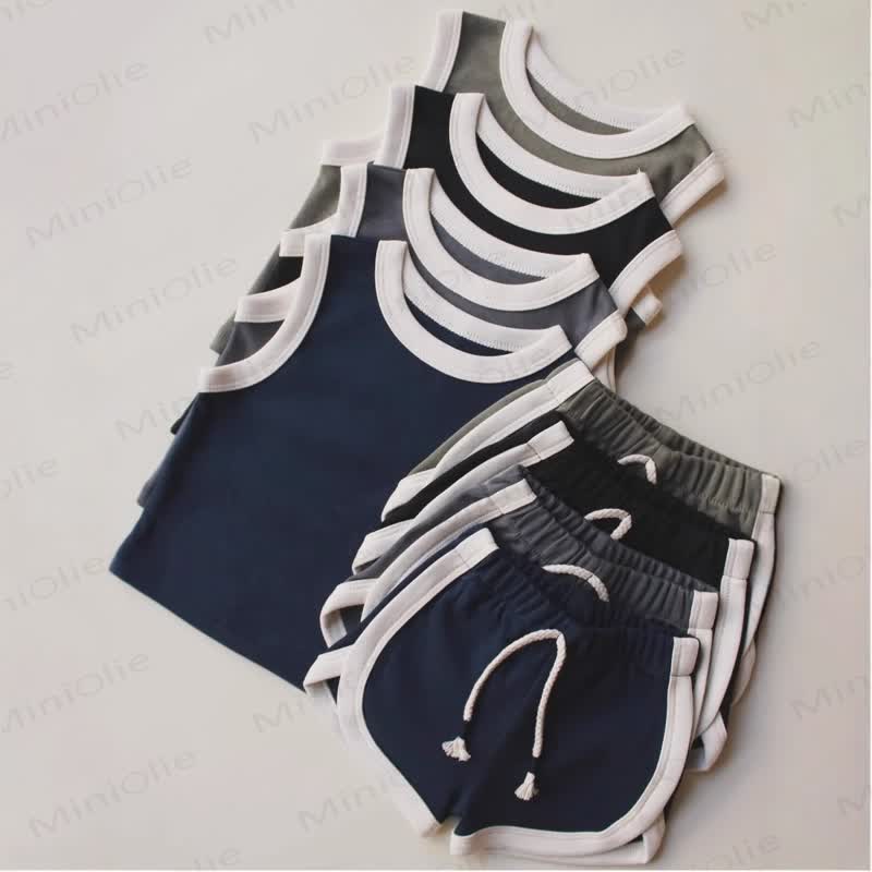 Baby 2-Piece Simple Sleeveless Set - image 2