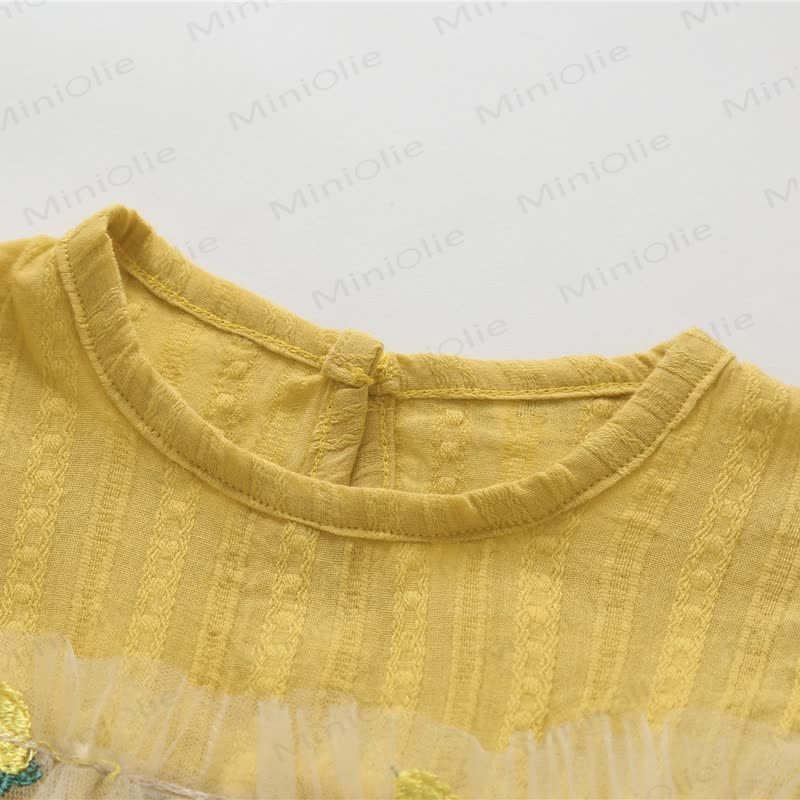 Baby Pineapple Skirted Bodysuit with Hat - image 2