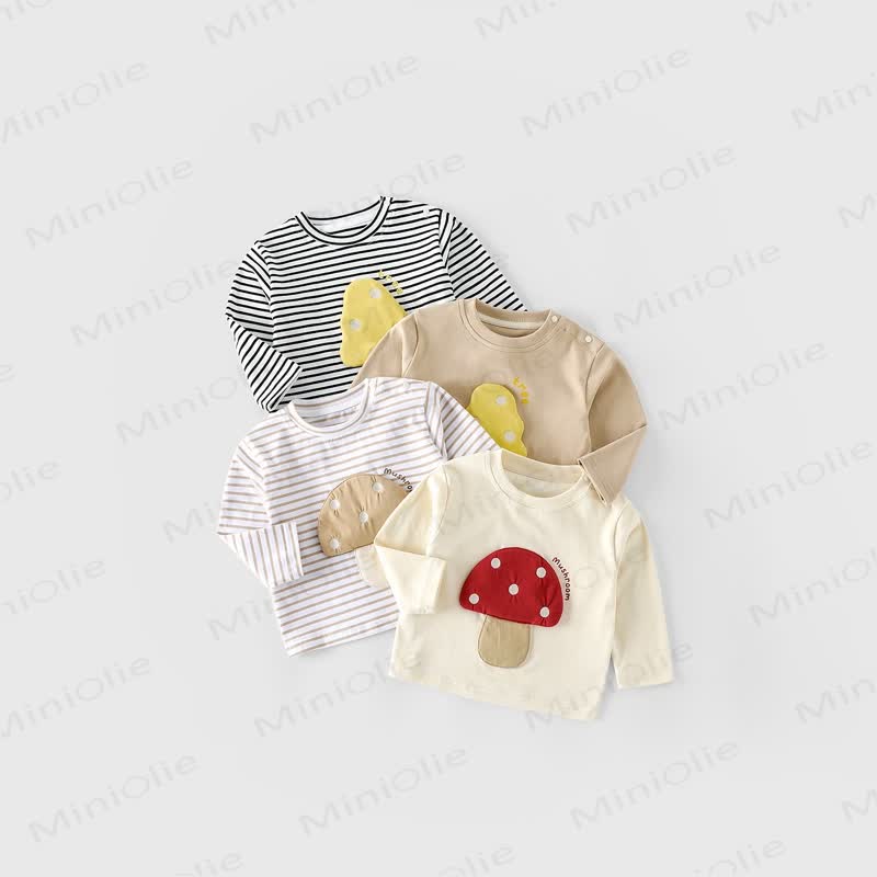 Baby Toddler Mushroom Patch T-Shirt - image 1
