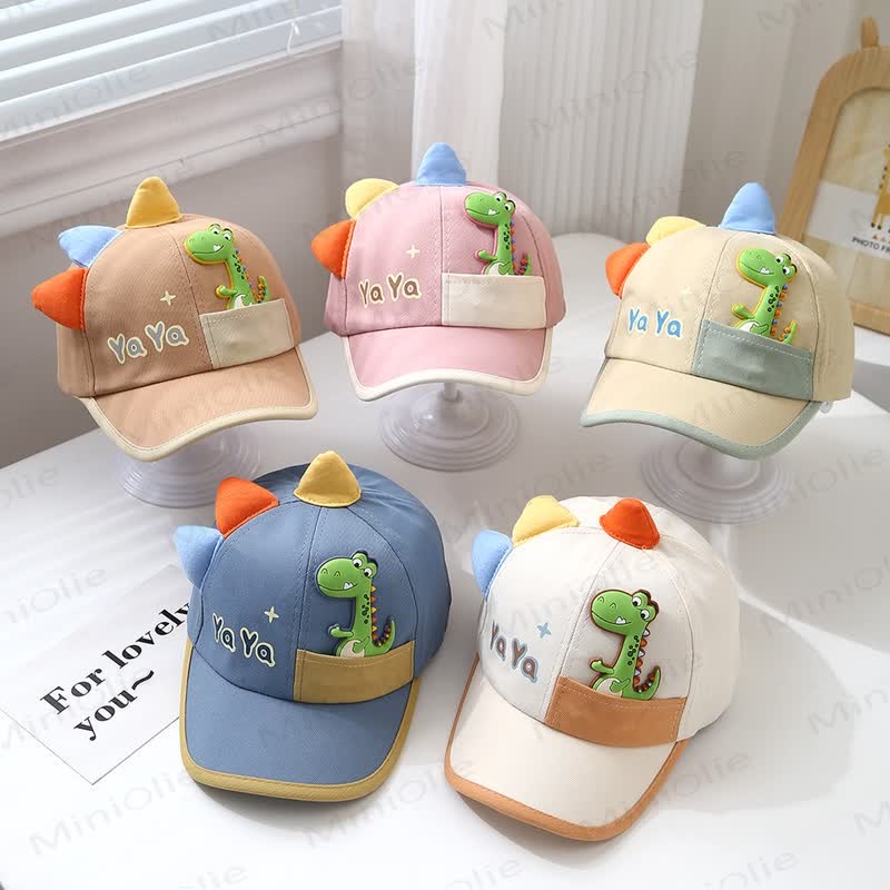 Baby Toddler 3D Dinosaur Energetic Peaked Cap - image 1