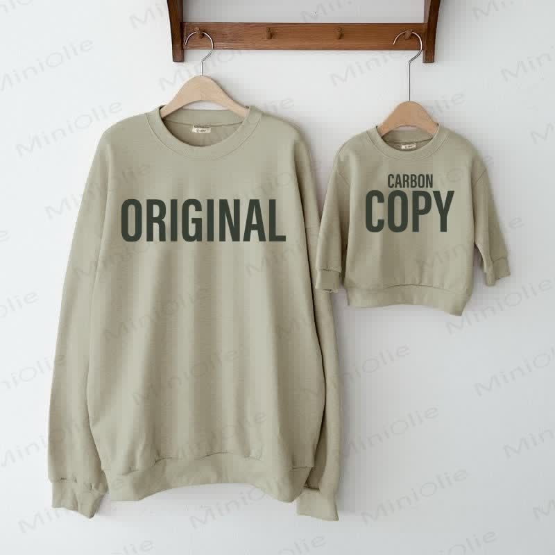 ORIGINAL/CARBON COPY Grey Green Family Sweatshirt  - Grey Green - XL - image 1