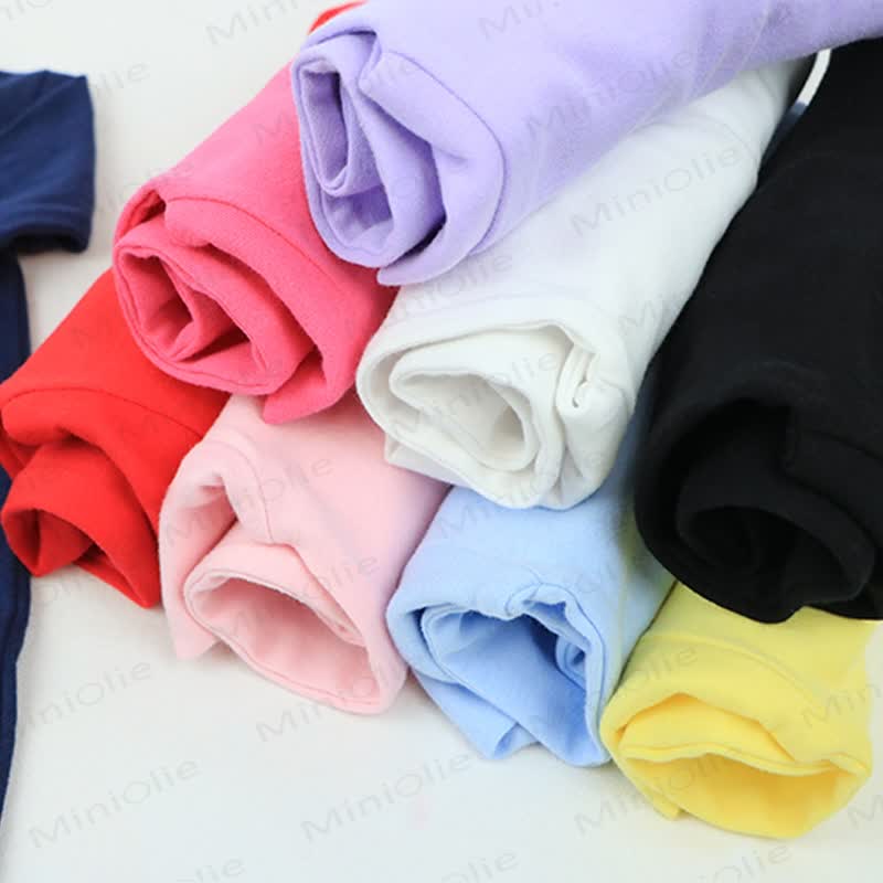Baby Solid Color Foot-covering Romper - image 2