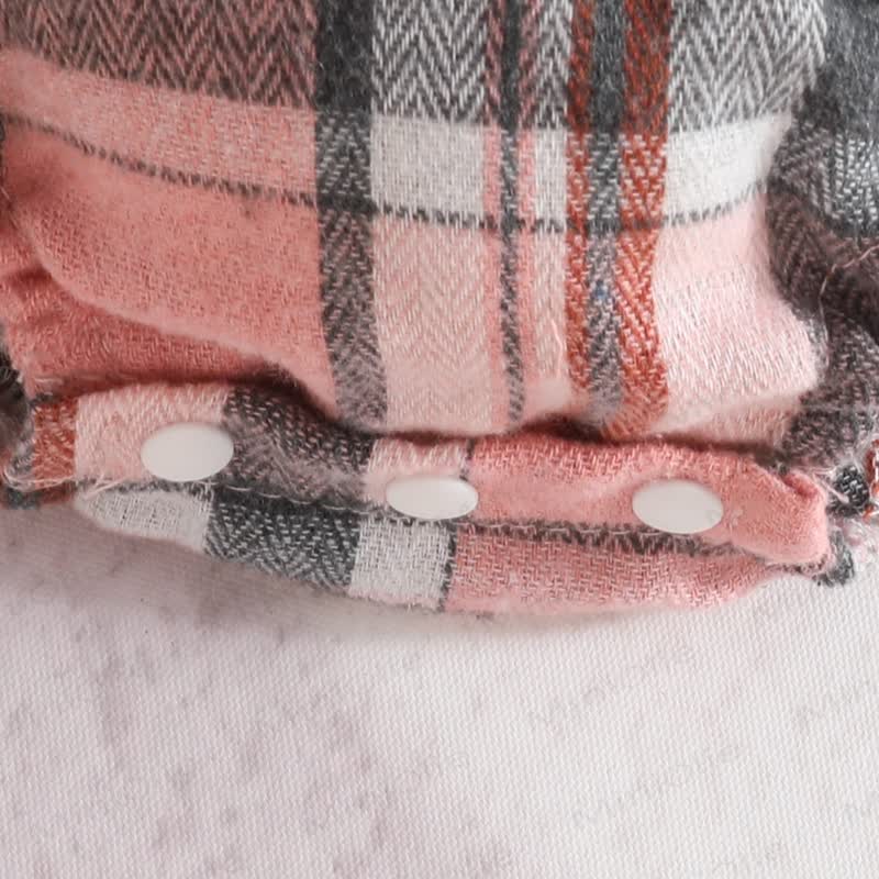 Baby Plaid Bow Bodysuit with Headband - image 14