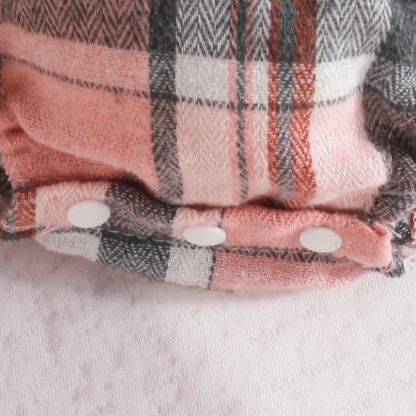 Baby Plaid Bow Bodysuit with Headband - image 14