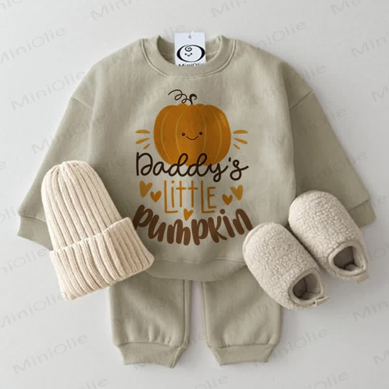 DADDY'S LITTLE PUMPKIN 2-piece Grey Green Set - Grey Green - 2-3T - image 1