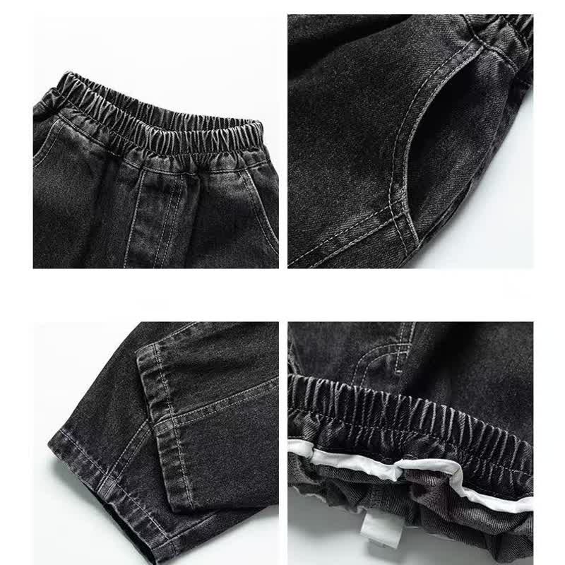 Toddler Boys Black Denim Pants - image 9