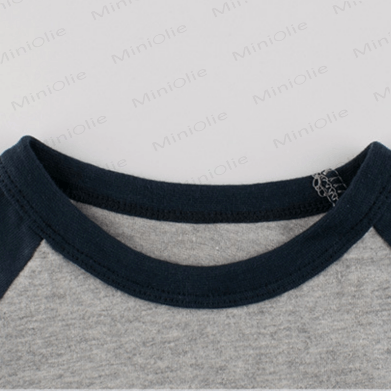 Kid Boy Contrast Color Raglan T-Shirt - image 5